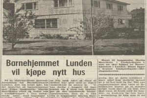 Bilde av Barnehjemmet Lunden / Lindgaards gate 1